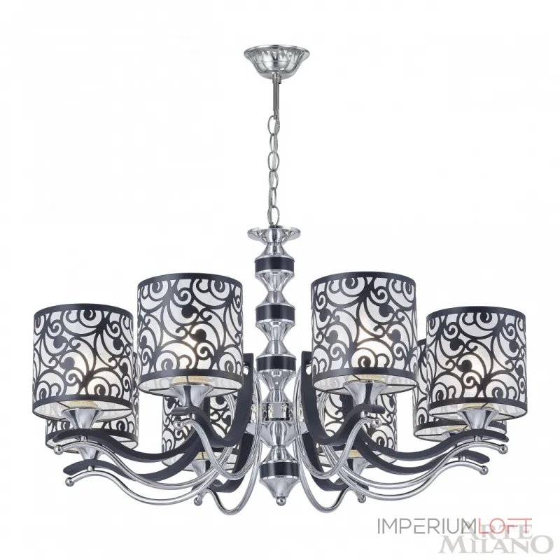 Подвесная люстра Arte Milano Florentia-4957 304957/8 Bk/Ni