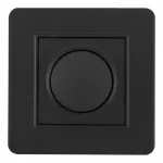 Комплект - диммер 500W с рамкой однопостовой Arte Milano SET16-1-48-1 black от ImperiumLoft