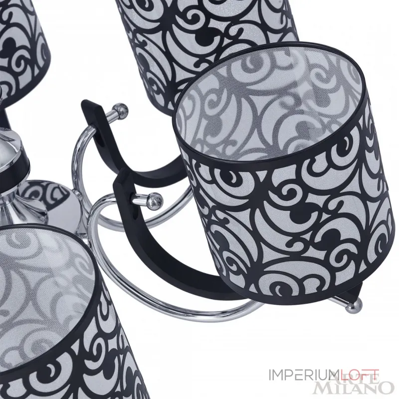 Подвесная люстра Arte Milano Florentia-4957 304957/8 Bk/Ni