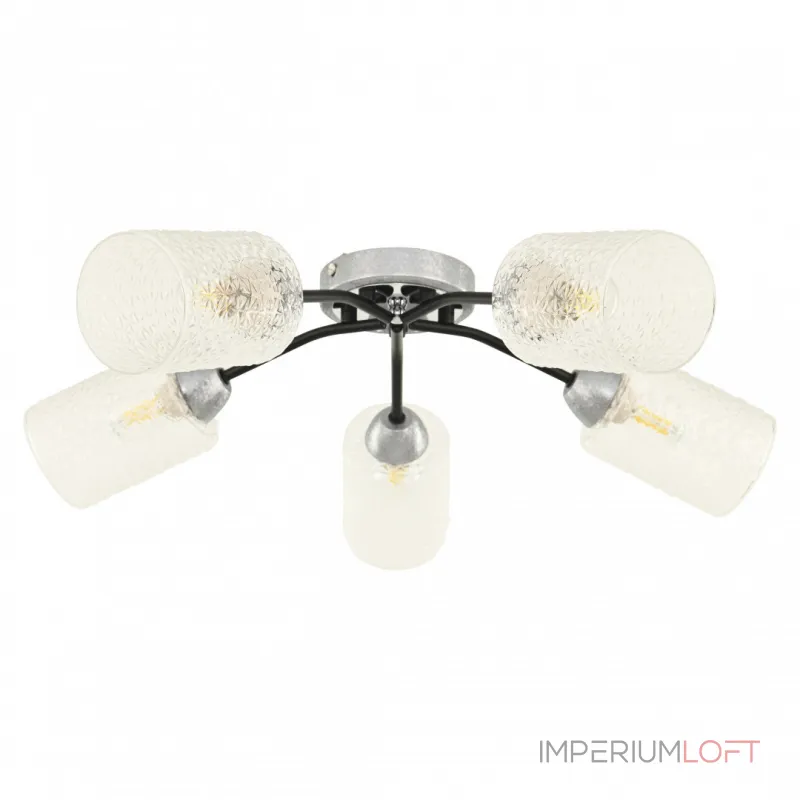 Потолочная люстра Arte Milano Napoli-326207 326207/5 CR.BK Потолочная люстра Arte Milano Napoli-326207 326207/5 CR.BK