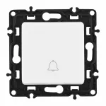 Кнопка дверного звонка, 10A 250V 217.36-1.white от ImperiumLoft