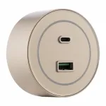 Трековая розетка, 3.1A 250V 399732TS/USB-Type-C Gold от ImperiumLoft