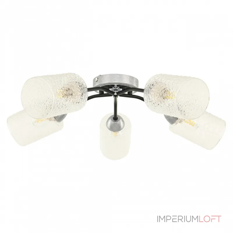 Потолочная люстра Arte Milano Napoli-326207 326207/5 CR.BK Потолочная люстра Arte Milano Napoli-326207 326207/5 CR.BK