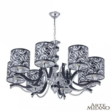 Подвесная люстра Arte Milano Florentia-4957 304957/8 Bk/Ni