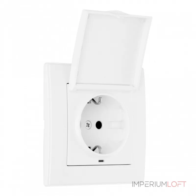 Комплект розетки с заземлением и шторками Arte Milano SET06-1-41-1 white от ImperiumLoft Комплект розетки с заземлением и шторками Arte Milano SET06-1-41-1 white от ImperiumLoft