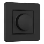 Комплект - диммер 500W с рамкой однопостовой Arte Milano SET16-1-48-1 black от ImperiumLoft