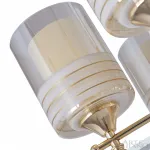 Подвесная люстра Arte Milano Florentia-6087 306087/5 Wh/Gd