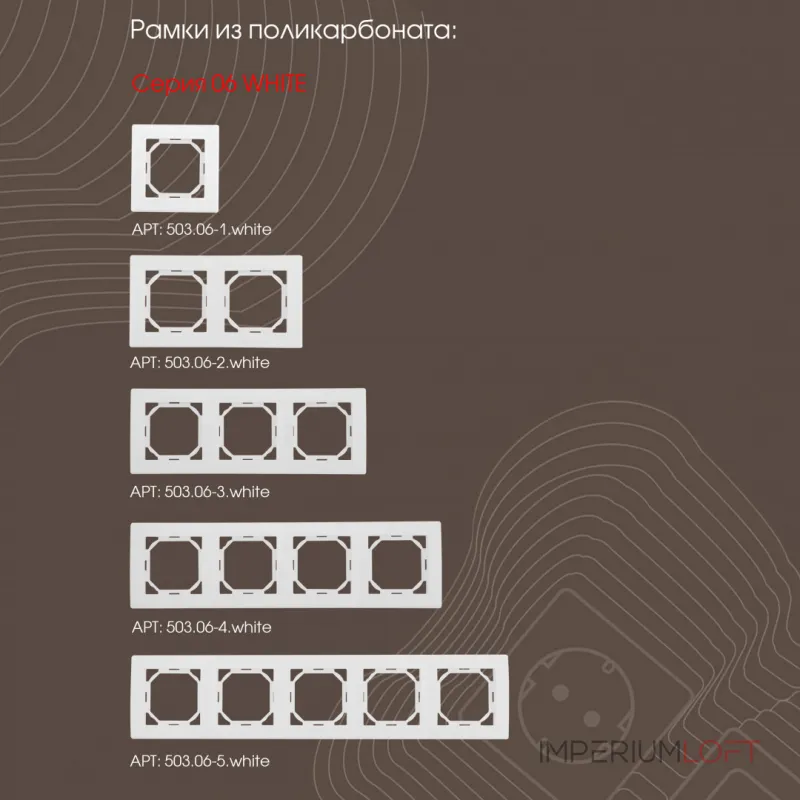 Розетка TV 206.43-1.white от ImperiumLoft Розетка TV 206.43-1.white от ImperiumLoft