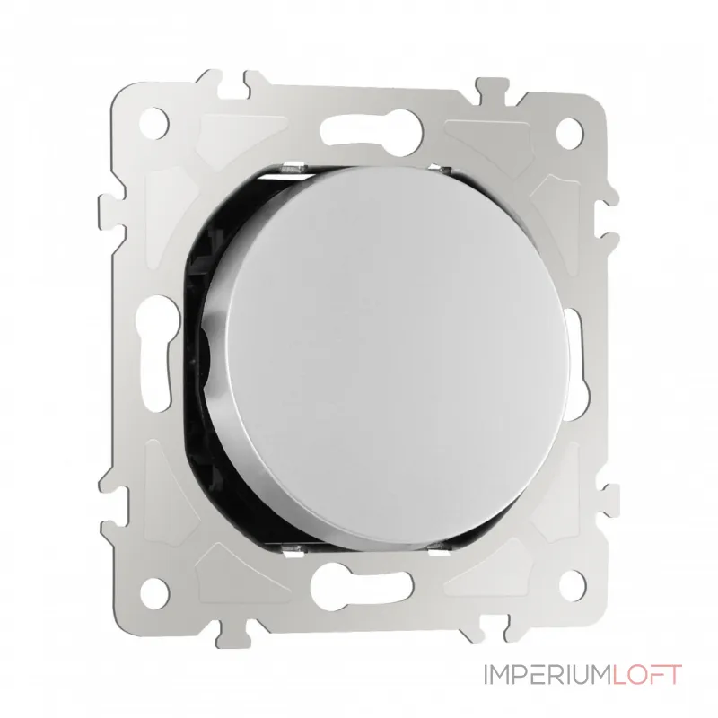 Переключатель одноклавишный перекрёстный, 10AX 250V 202.34-1.silver от ImperiumLoft