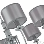 Люстра на штанге Arte Milano AM348401 348401/6 CR