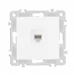 Розетка телефонная, RJ11 206.51-1.white от ImperiumLoft