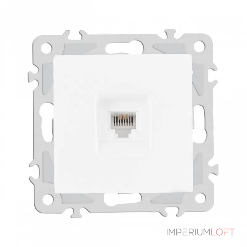 Розетка телефонная, RJ11 206.51-1.white от ImperiumLoft Розетка телефонная, RJ11 206.51-1.white от ImperiumLoft