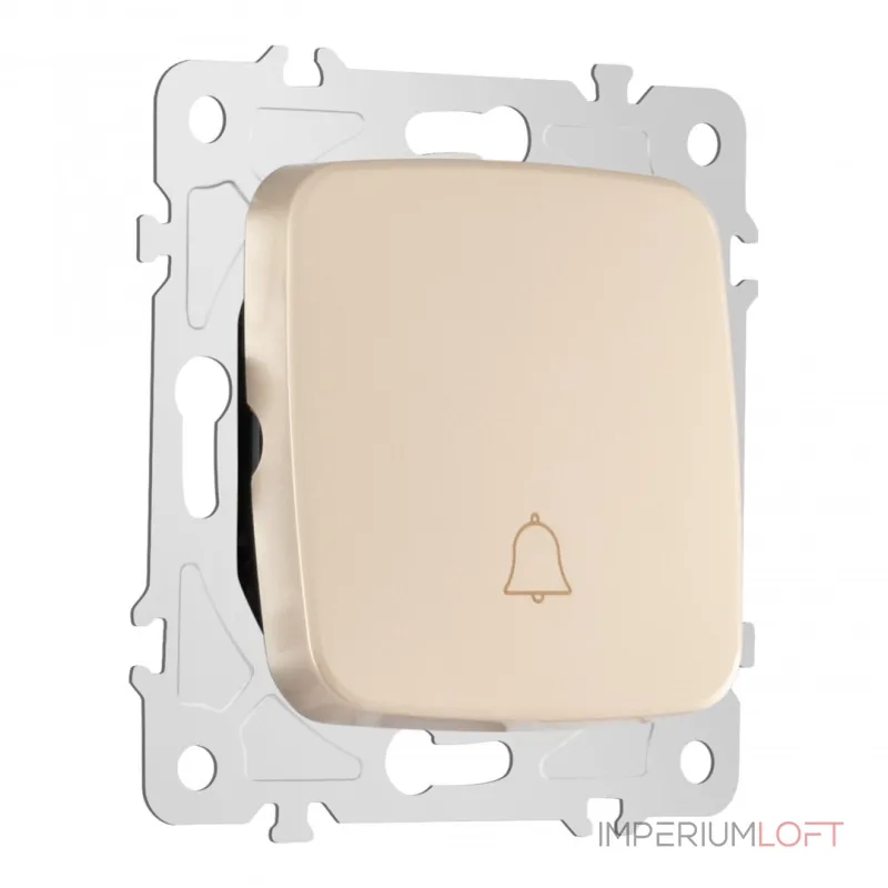 Кнопка дверного звонка, 10A 250V 205.36-1.shampan от ImperiumLoft Кнопка дверного звонка, 10A 250V 205.36-1.shampan от ImperiumLoft