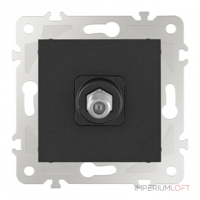 Розетка спутниковая, SAT TV 203.42-1.black от ImperiumLoft Розетка спутниковая, SAT TV 203.42-1.black от ImperiumLoft