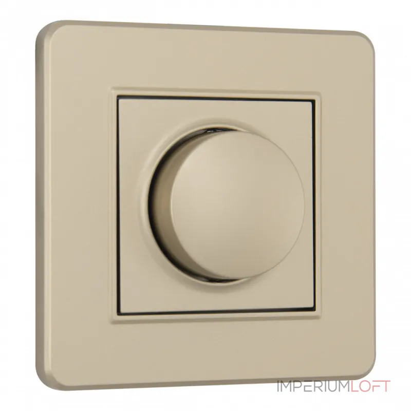 Комплект - диммер 500W с рамкой однопостовой Arte Milano SET16-1-48-1 shampan от ImperiumLoft Комплект - диммер 500W с рамкой однопостовой Arte Milano SET16-1-48-1 shampan от ImperiumLoft