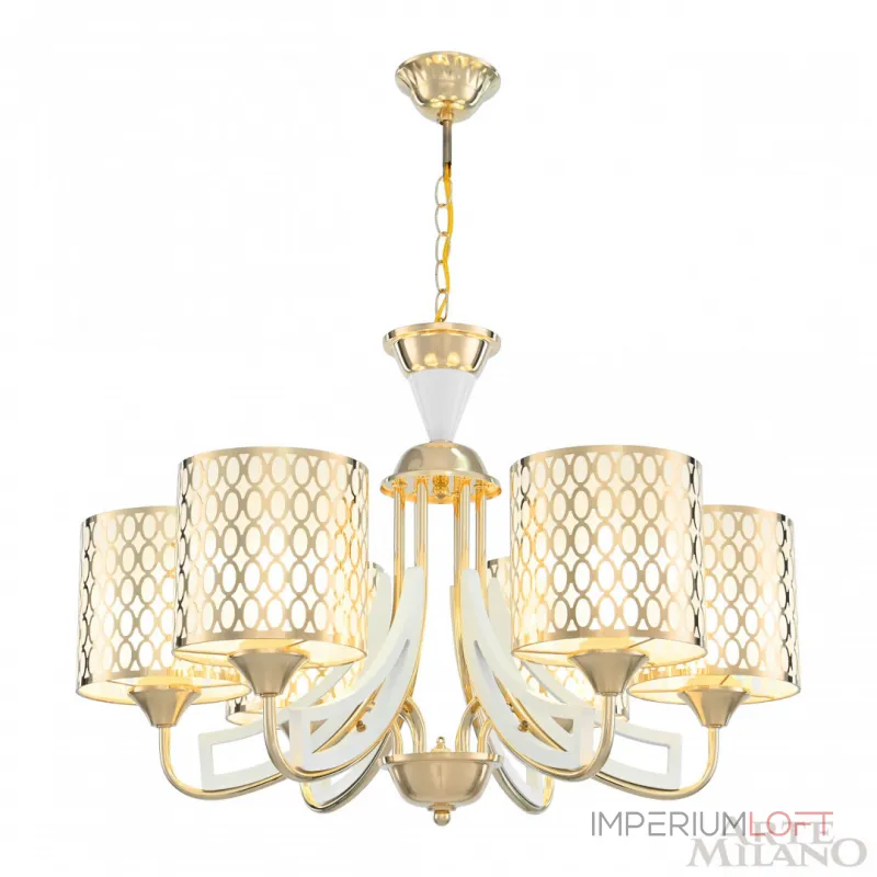 Подвесная люстра Arte Milano Florentia-3387 303387/6 Wh/Gd