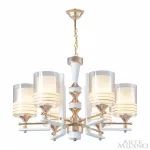 Подвесная люстра Arte Milano Florentia-6087 306087/6 Wh/Gd
