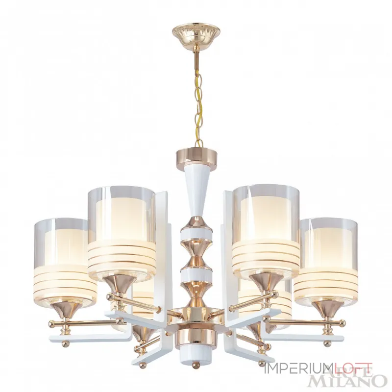 Подвесная люстра Arte Milano Florentia-6087 306087/6 Wh/Gd