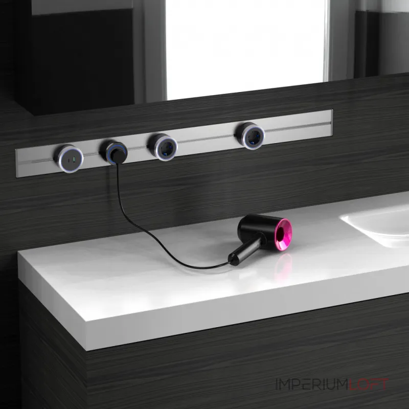 Трековая розетка, 2.1A 18W 250V 380066TS LED/USB-Type-C Grey от ImperiumLoft Трековая розетка, 2.1A 18W 250V 380066TS LED/USB-Type-C Grey от ImperiumLoft