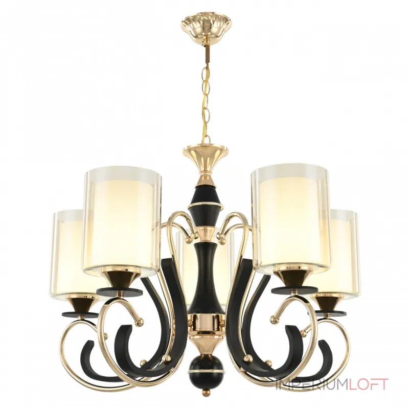 Подвесная люстра Arte Milano Florentia-2237 302237/5 Bk/Gd