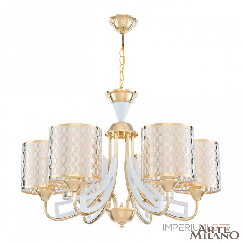 Подвесная люстра Arte Milano Florentia-3387 303387/6 Wh/Gd