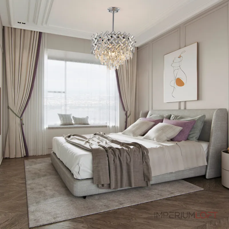 Люстра на штанге Arte Milano Sorrento-8019 378019/7/300/470 CR