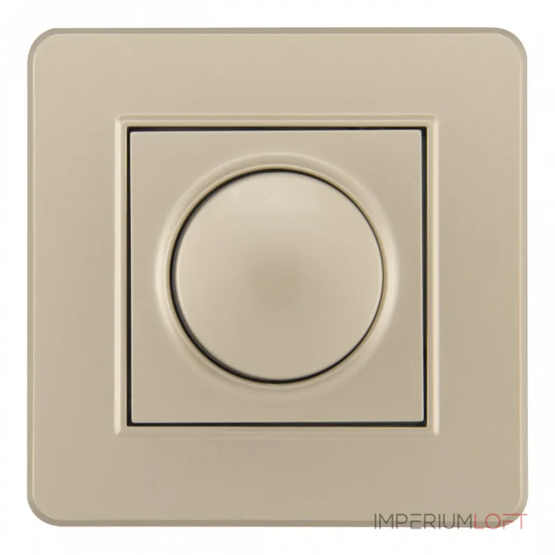 Комплект - диммер 500W с рамкой однопостовой Arte Milano SET16-1-48-1 shampan от ImperiumLoft Комплект - диммер 500W с рамкой однопостовой Arte Milano SET16-1-48-1 shampan от ImperiumLoft