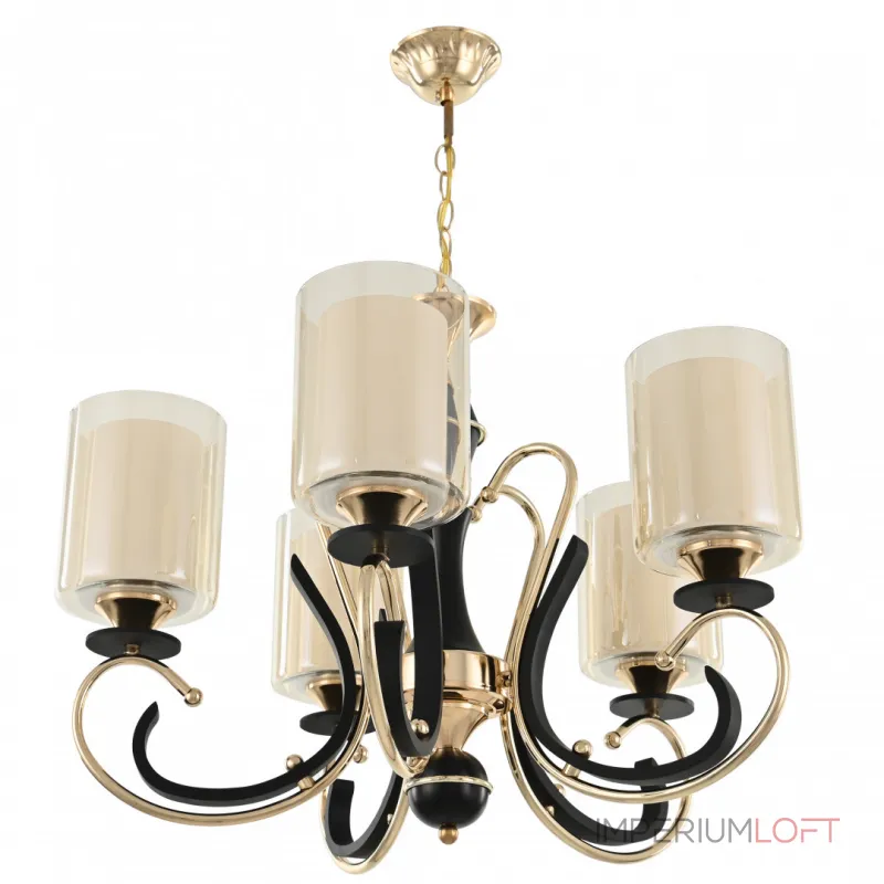 Подвесная люстра Arte Milano Florentia-2237 302237/5 Bk/Gd