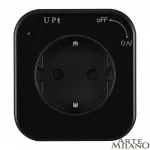 Трековая розетка, 16A 250V 380022TS/ES Black от ImperiumLoft