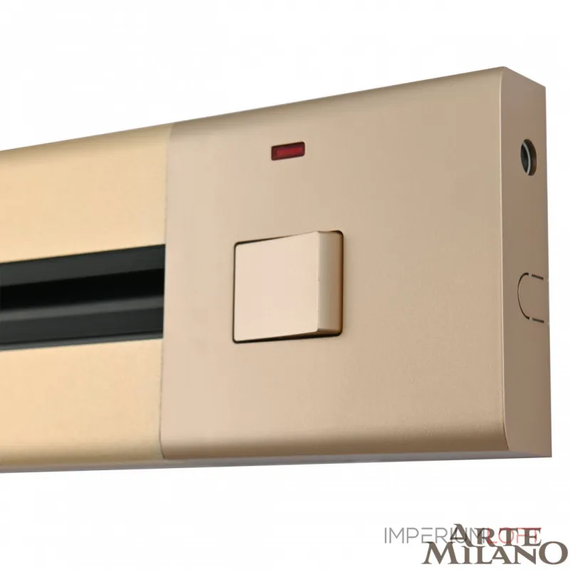 Накладной шинопровод с выключателем, 25A 250V 385205TOB/50 Gold от ImperiumLoft Накладной шинопровод с выключателем, 25A 250V 385205TOB/50 Gold от ImperiumLoft
