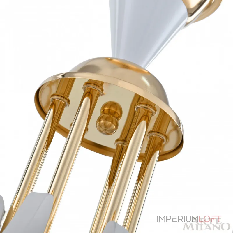 Подвесная люстра Arte Milano Florentia-3387 303387/6 Wh/Gd