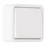 Выключатель одноклавишный проходной (на 2 направления), 10AX 250V 310.32-1.white от ImperiumLoft