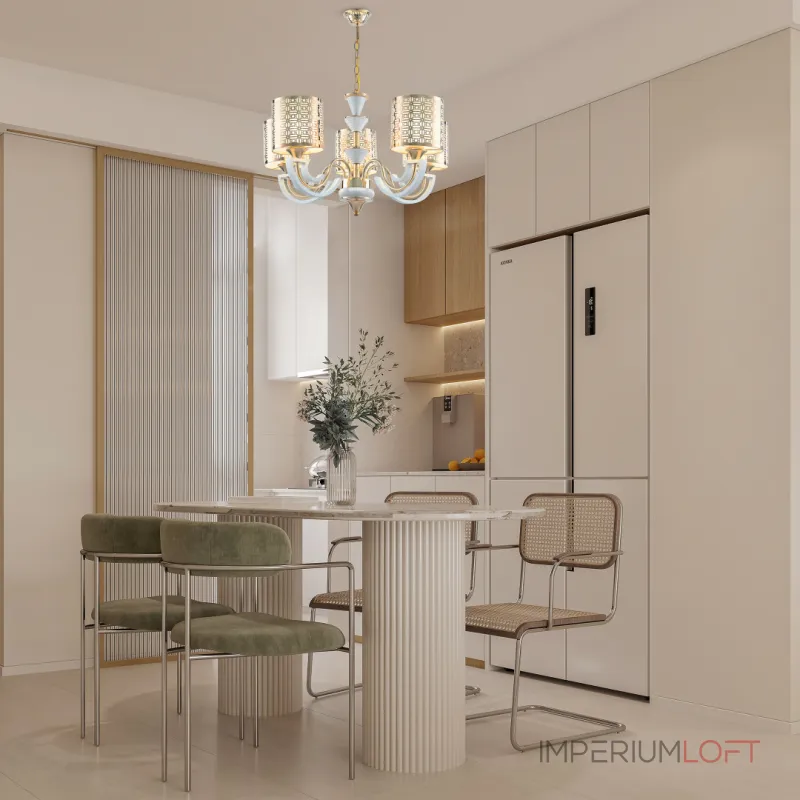 Подвесная люстра Arte Milano Florentia-8857 308857/5 Wh/Gd Подвесная люстра Arte Milano Florentia-8857 308857/5 Wh/Gd