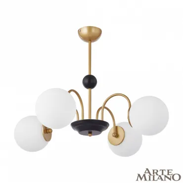 Люстра на штанге Arte Milano AM-Napoli 312066/D700/4 BS/BK