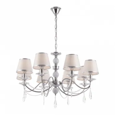 Подвесная люстра Arte Milano AM342109 342109/8 CR+LWT Подвесная люстра Arte Milano AM342109 342109/8 CR+LWT
