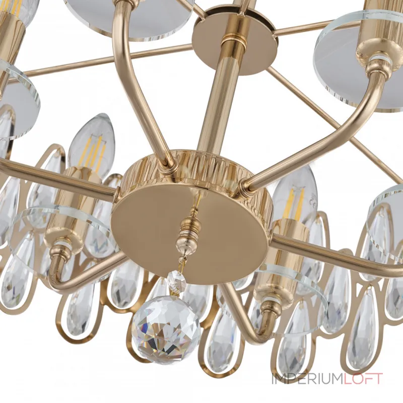 Потолочная люстра Arte Milano Sorrento-2009 372009/6/80/490 GD Потолочная люстра Arte Milano Sorrento-2009 372009/6/80/490 GD