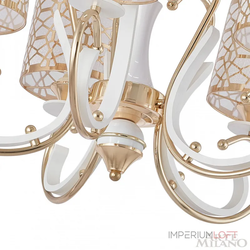 Подвесная люстра Arte Milano Florentia-1237 301237/5 Wh/Gd