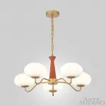 Подвесная люстра Arte Milano AM-Napoli 310166/D680/5 BS/WD