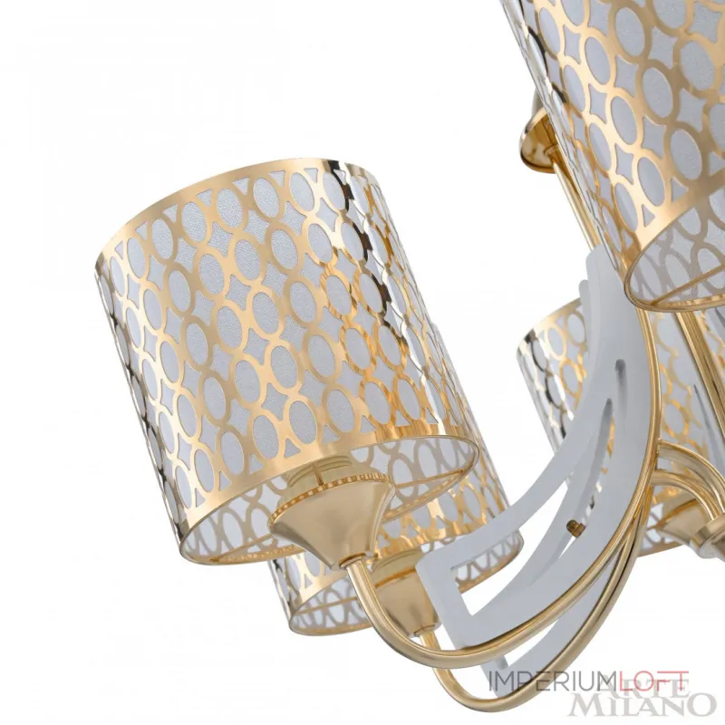 Подвесная люстра Arte Milano Florentia-3387 303387/8 Wh/Gd