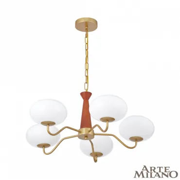 Подвесная люстра Arte Milano AM-Napoli 310166/D680/5 BS/WD