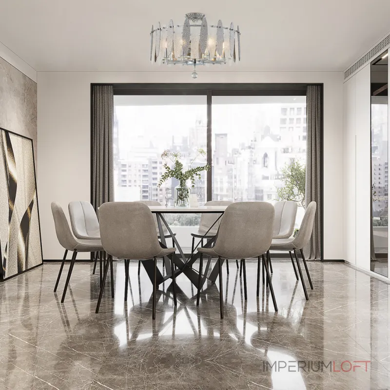 Потолочная люстра Arte Milano Sorrento-3309 373309/8/80/570 CR Потолочная люстра Arte Milano Sorrento-3309 373309/8/80/570 CR