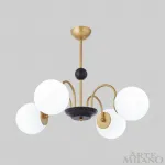 Люстра на штанге Arte Milano AM-Napoli 312066/D700/4 BS/BK
