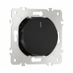 Переключатель одноклавишный перекрёстный с подсветкой, 10AX 250V 202.35-1.black от ImperiumLoft