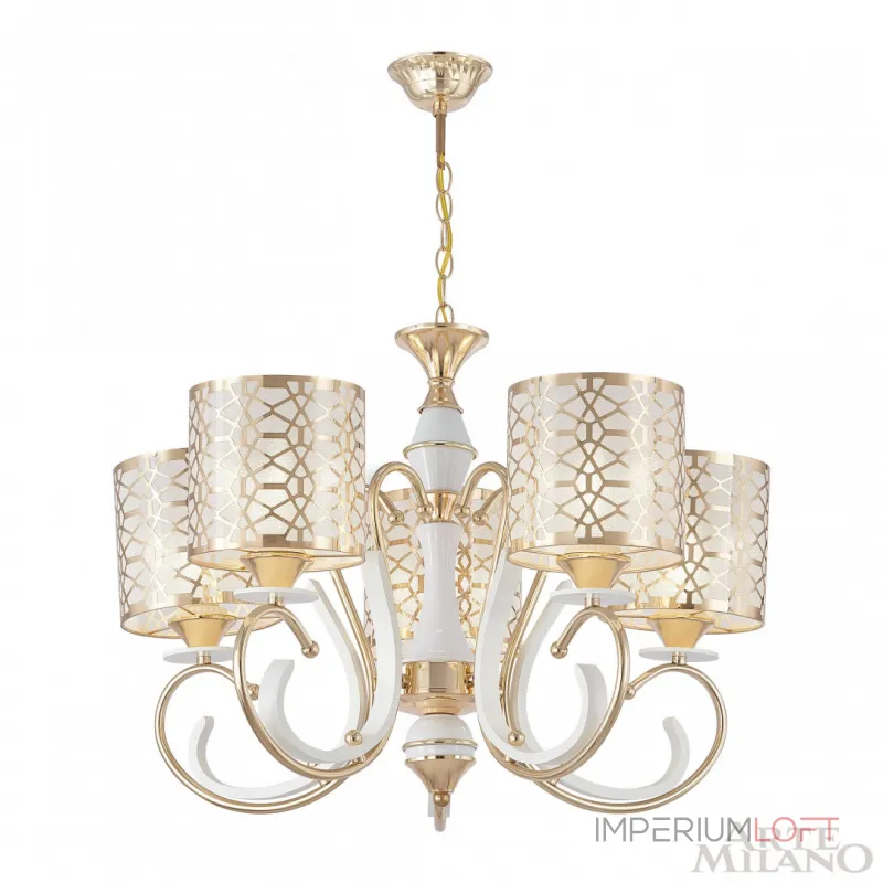 Подвесная люстра Arte Milano Florentia-1237 301237/5 Wh/Gd