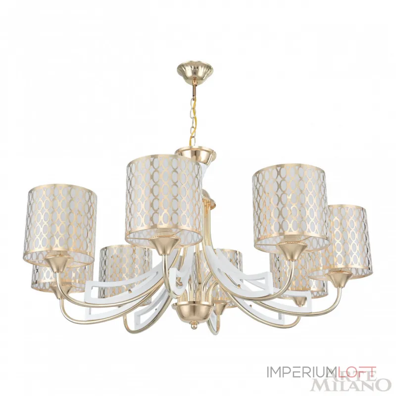 Подвесная люстра Arte Milano Florentia-3387 303387/8 Wh/Gd