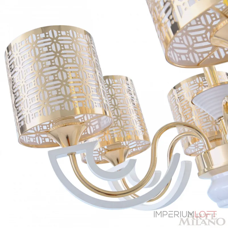 Подвесная люстра Arte Milano Florentia-8857 308857/6 Wh/Gd