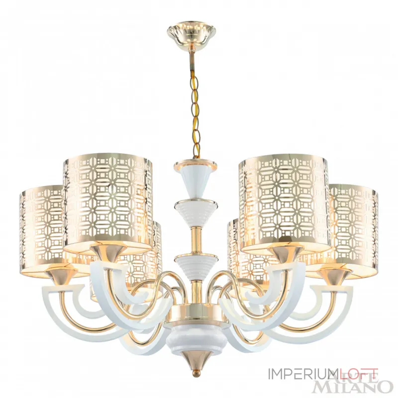 Подвесная люстра Arte Milano Florentia-8857 308857/6 Wh/Gd