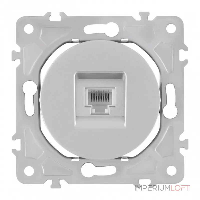 Розетка интернет, RJ45 202.45-1.silver от ImperiumLoft