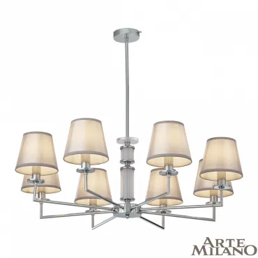 Люстра на штанге Arte Milano AM344401 344401/8 CR