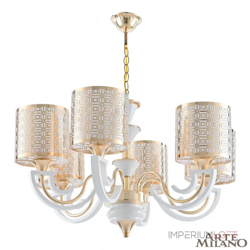 Подвесная люстра Arte Milano Florentia-8857 308857/6 Wh/Gd